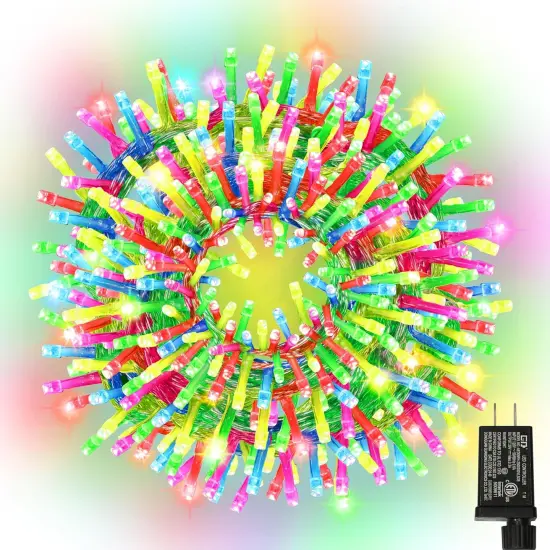 33ft Christmas Mini String Lights - 100 LED (Pastel Multicolor) {1}