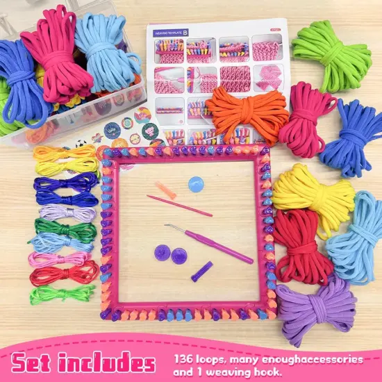 Weaving Loom Kit Toys, Arts and Crafts for Kids and Adults {3}