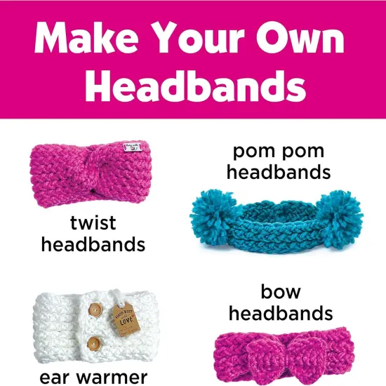 Quick Knit Headband Making Kit - Kids Knitting Kit for Beginners {5}