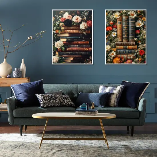 2 Pack Book Diamond Painting Kits for Adults, 5D DIY Book,Inch12x16 {2}