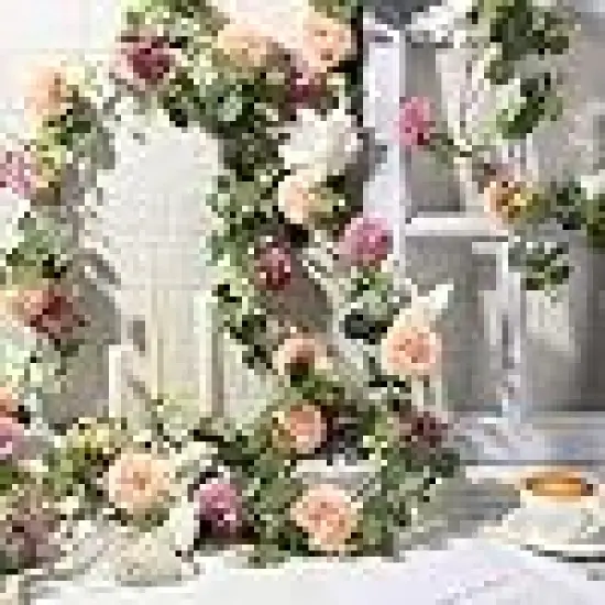 Summer Eucalyptus Greenery Garland {3}