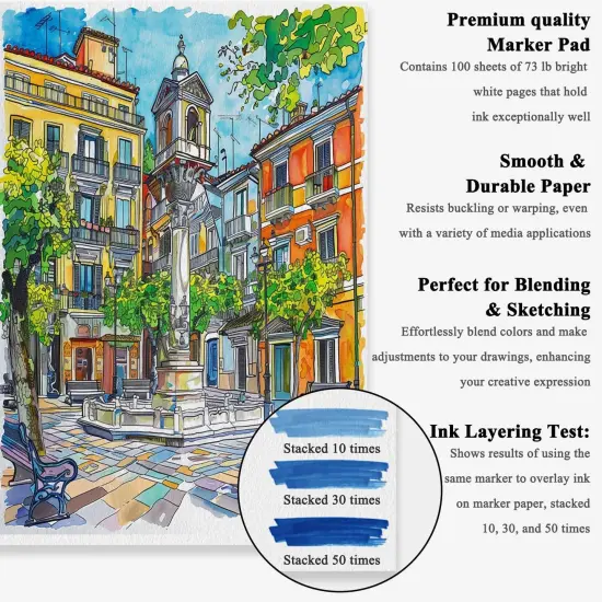 Marker Paper Sketchbook {2}