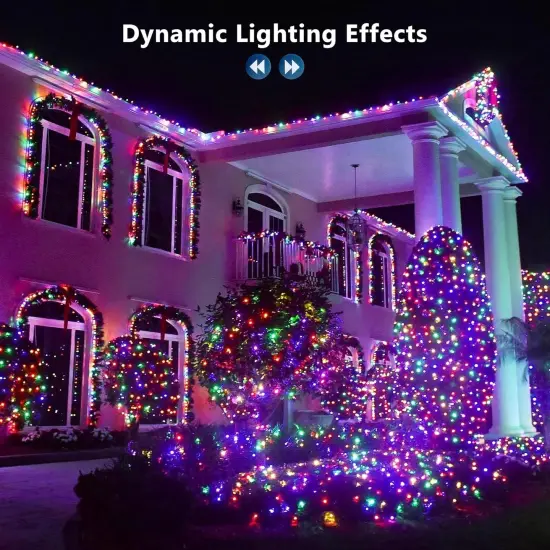Color Changing Christmas String Lights with Remote - 33FT, 100 LED {4}