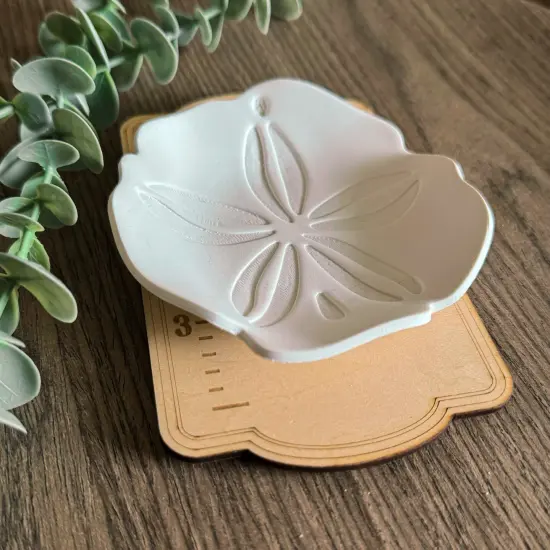 SAND DOLLAR | TRINKET DISH | CLAY CUTTER {2}