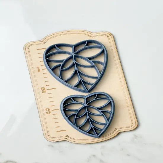 TROPICAL PALM LEAF CLAY CUTTER {3}