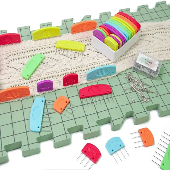 20pcs/Set Colorful Knit Blocking Pins Kit {3}