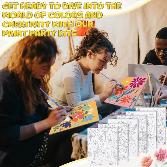 Painting Craft Sip and Paint Kit for Adults Pre {5}