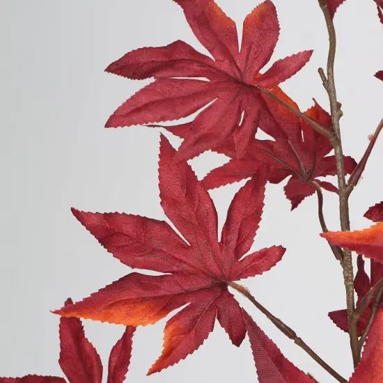 Artificial Fall Maple Leaves Branch {2}
