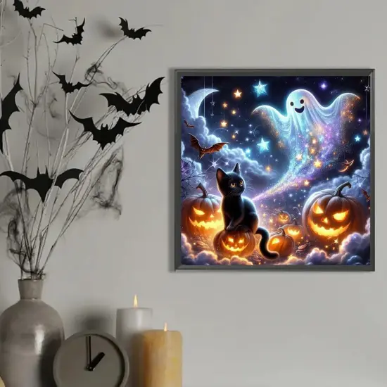 Black Cat Diamond Painting Kits for Beginners {2}