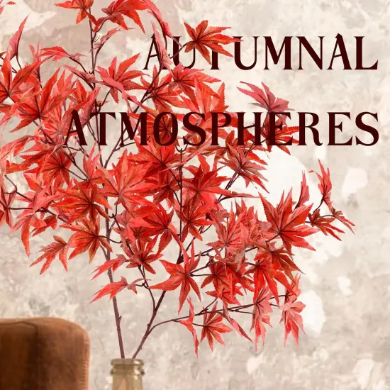 Fake Fall Leaves Stems {4}