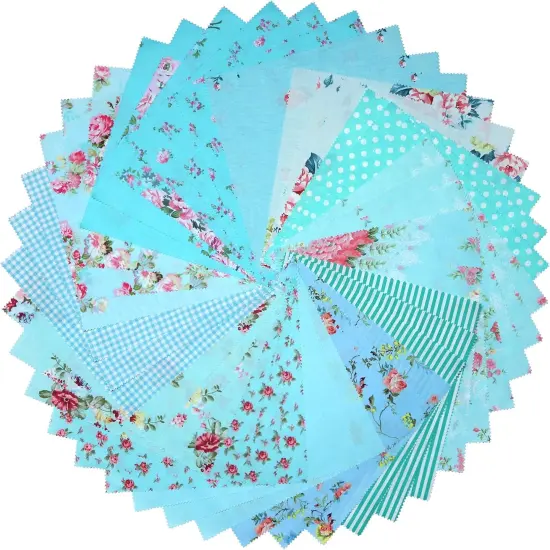 42Pcs Layer Cake Fabric for Quilting 10 inch, Precut Fabrics {2}