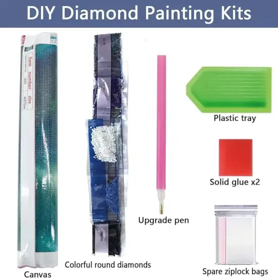 Books Diamond Art Kits for Adults Beginner, 5D Book Flower,12x16 in {4}