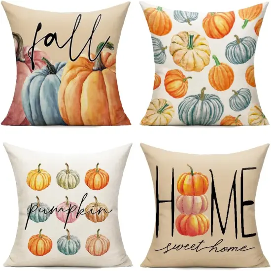 Fall Outdoor Throw Pillow Covers {1}