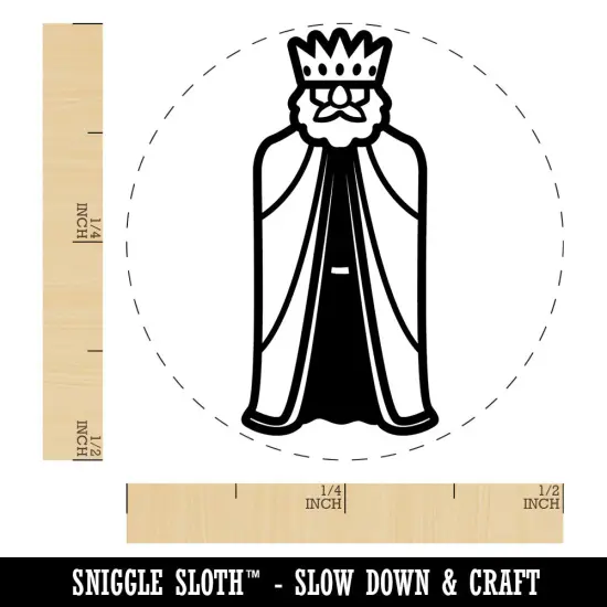 Regal Noble King Medieval Crown Self-Inking Rubber Stamp Crafting Planners UV {1}