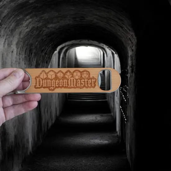 Wooden Bottle Opener - Dungeon Master {3}