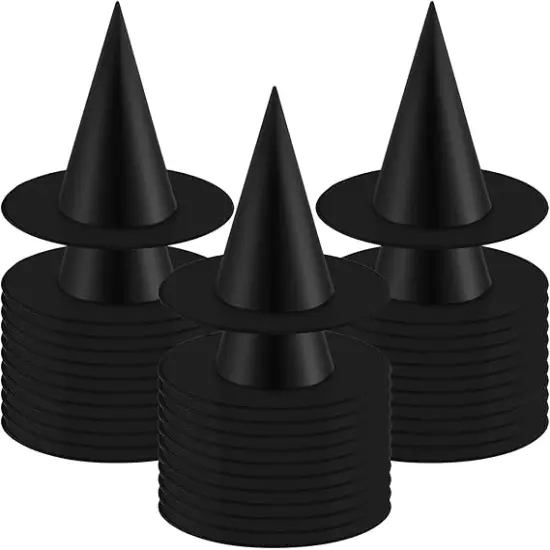 36 Pack Halloween Witch Hats {1}