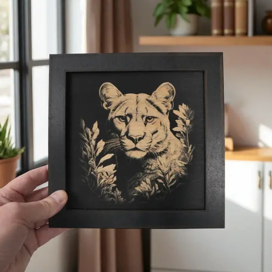 Framed Art - CUSTOM - Panther {2}