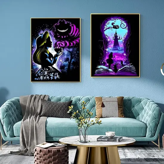 2 Packs Cartoon Diamond Painting Kits for Adults 5D {2}