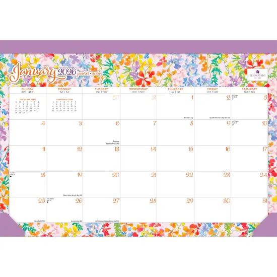 House of Turnowsky OFFICIAL | 2026 15.5 x 11 Inch Monthly Desk Pad Calendar {1}