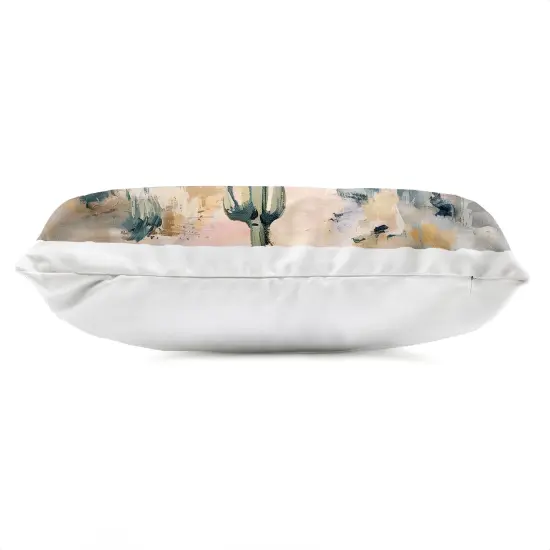 Stupell Industries Prairie Desert with Cacti Outdoor Pillow, 14 x 7 x 20 {3}