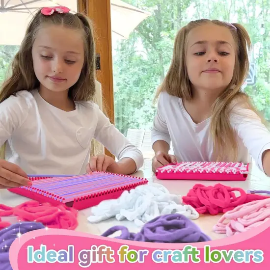 10 Inch Potholder Weaving Loom Kit for Kids & Beginners {3}