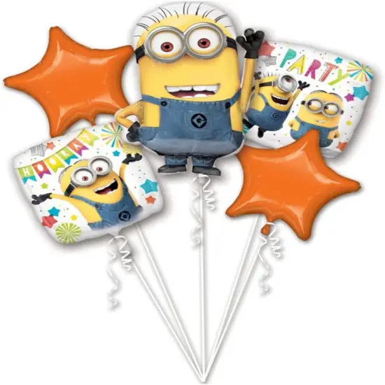 Amscan 3614901 Set Despicable Me Minions Foil Balloon {1}