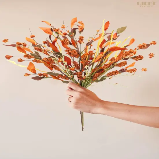 Fall Stems Artificial Autumn Leaves {2}