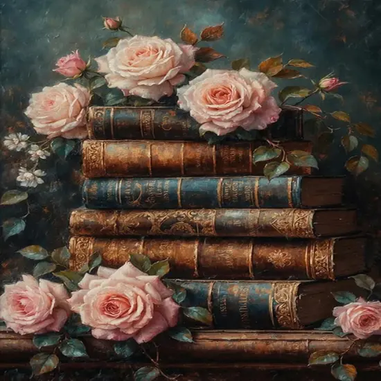 Diamond Art Painting Kits for Adults, Vintage Book Full Drill Diamond Dots 12x16inch {1}