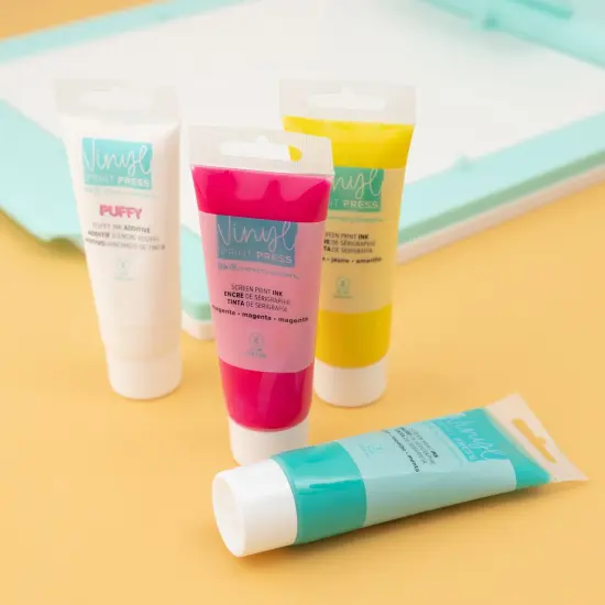 We R Vinyl Print Press Screen Print Ink 2oz-Yellow {5}