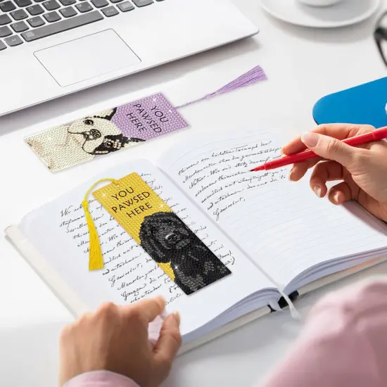 6 PCS Diamond Painting Kits Bookmarks for Adults {3}