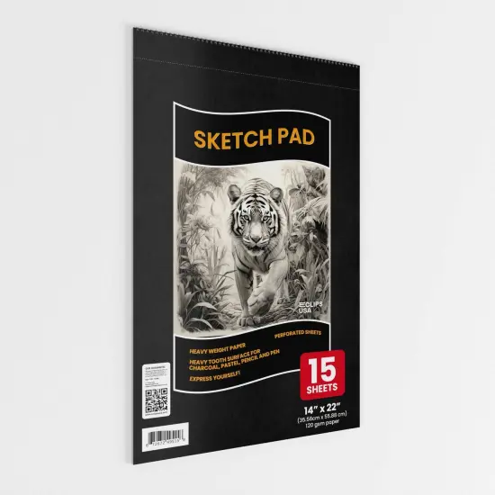 Top-Spiral 14x22 in Sketch Pad &ndash; 15 Sheets &ndash; 12 Ct {3}