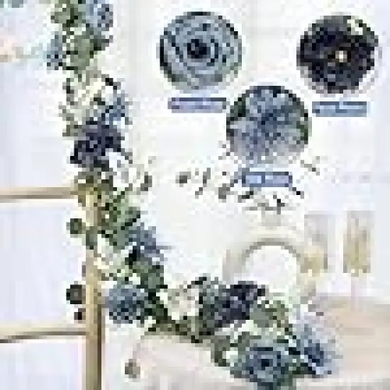 Rose Greenery Garlands for Wedding Table Backdrop Arch Centerpieces Decorations {2}