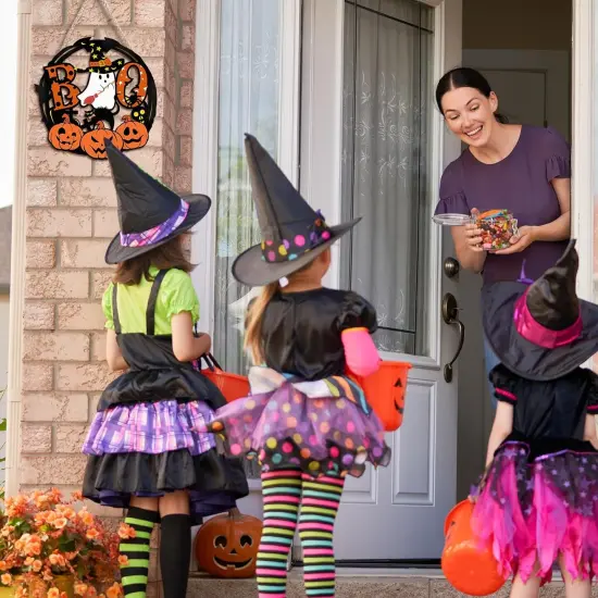 Halloween Decor Front Door Outdoor Decorations {3}