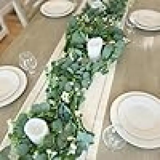 Leaves Green Table Wreath Vines for Wedding {4}