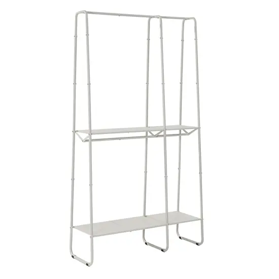 Extra-Large Freestanding Clothing Racks for Hanging Clothes White {1}