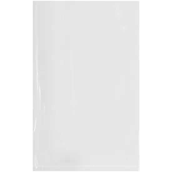 Plymor 5" x 8", 1.5 Mil Flat Open Clear Plastic Poly Bags {1}