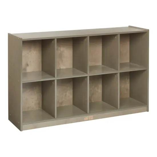8-Compartment Mobile Backpack Storage Cabinet Grey Wash {1}