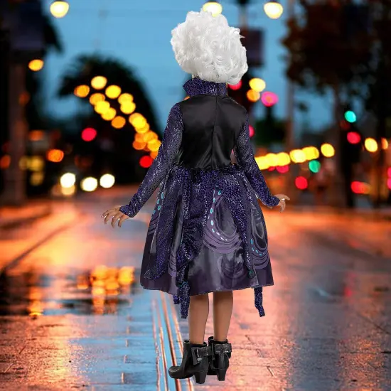 Kids Deluxe Ursula Little Mermaid Costume, Perfect for Halloween {5}