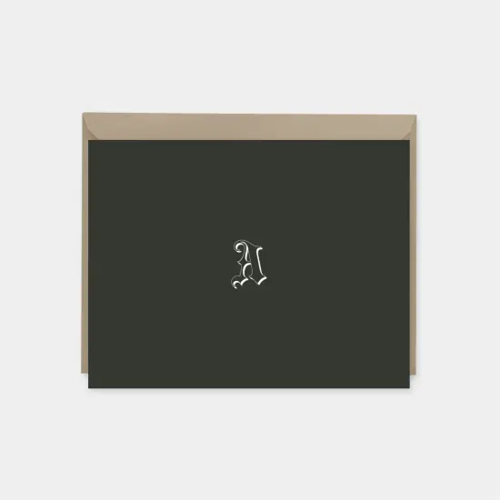 Creative Monogram Note Cards III {3}