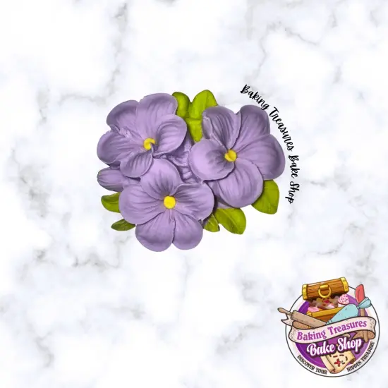 Plumeria With Leaves Silicone Mold {2}