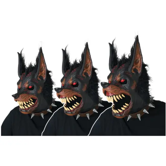 Hell Hound Ani-Motion Adult Costume Mask {5}