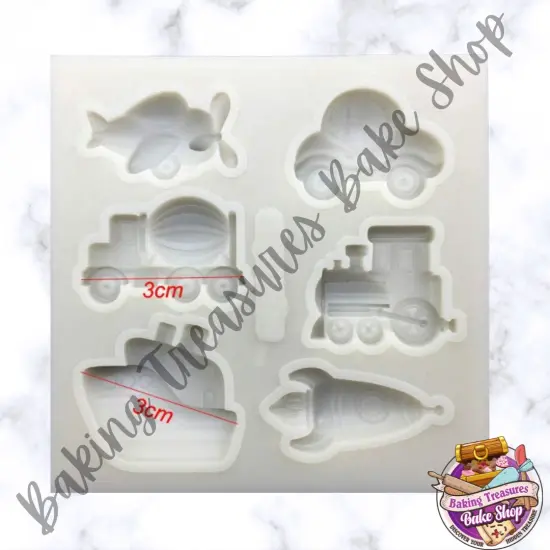 Cars and Truck Silicone Mold {2}