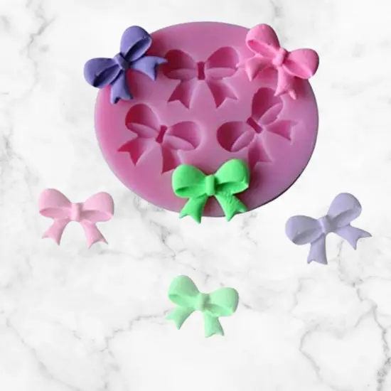 Mini Bows Trio Silicone Mold {1}