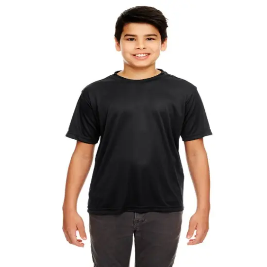 UltraClub&reg; Youth Cool & Dry Basic Performance T-Shirt {4}