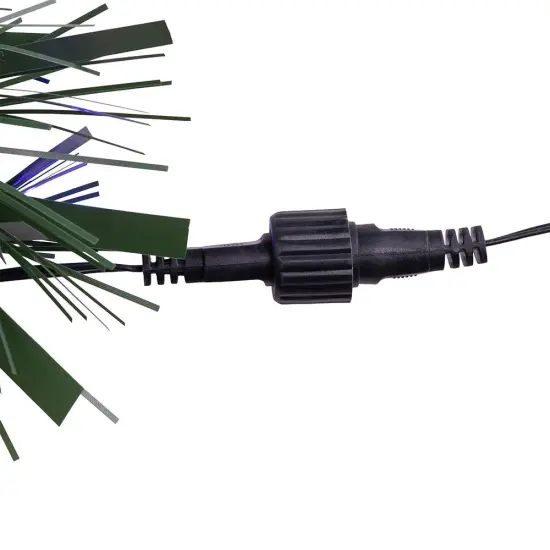 Kurt Adler 24-Foot Pre-lit Green Pathway Garland with Stakes {4}