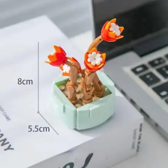 Arempe Building Brick Mini Potted Plant F07M9-11(104)-A3 {1}