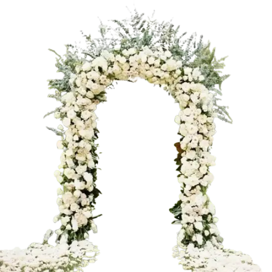 Decorative Metal Wedding ARCH 90" x 55" Wedding Party Decorations Supplies {1}