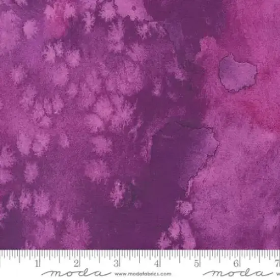 Purple Amethyst Flow Basic Watercolor Painting 44"/45" Fabric Per Yard {1}