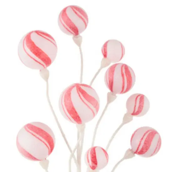 23.5" Peppermint Stripe Ball Spray {2}