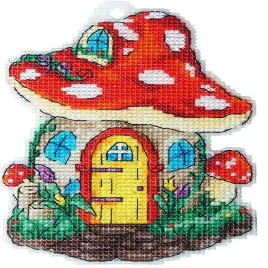 Fungus houseCounted cross stitch kit 8045A {1}